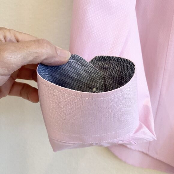 Eight X Mens Shirt Medium Slim Fit  Purple‎ Flip Cuff  Business Casual Buckle - Picture 2 of 12